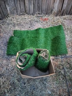 Box of Artificial Turf