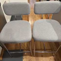 Yaheetech Bar Stools, 26" H Counter Stools Set of 4