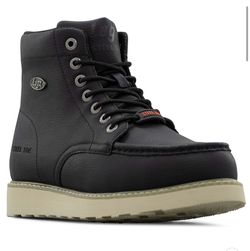 Lugz Work Men's Monterey Wide Steel Toe Moc Toe Chukka Work Boots