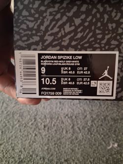 Jordan spizike size 9