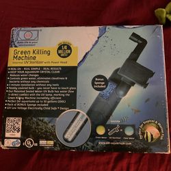 Internal UV Sterilizer With Power Head Aquarium Clear