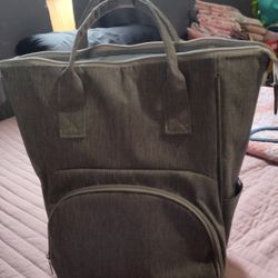 Grey Diaper Bag