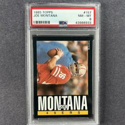 1985 Topps #157 Joe Montana. Negotiable 