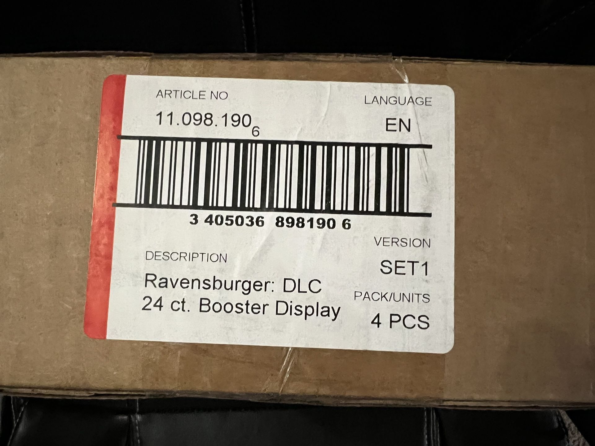 Disney Lorcana First Chapter 1 Booster Box Case