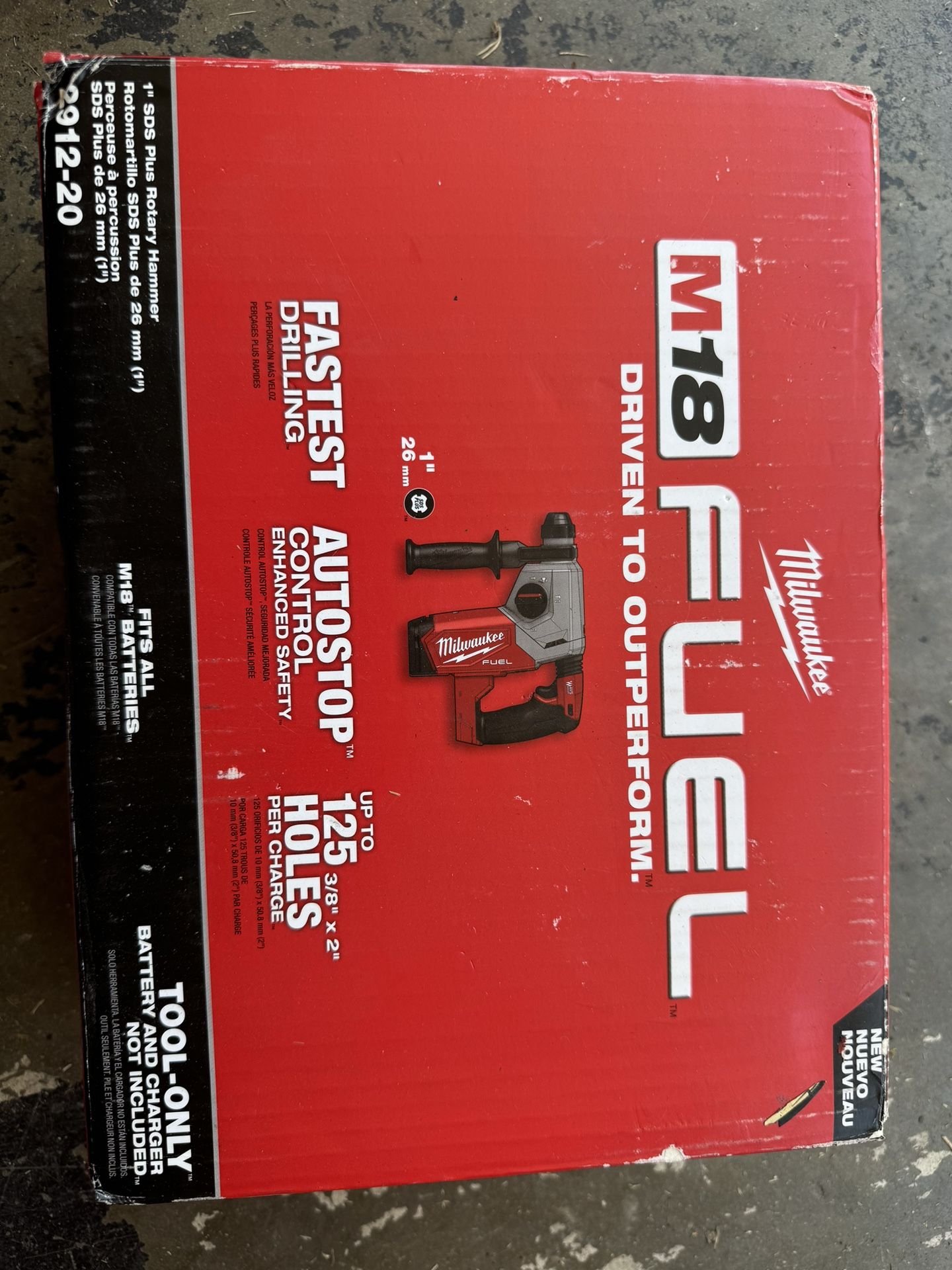 Milwaukee 2912-20 Rotary Hammer Drill