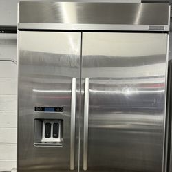 Kitchen Aid 48inch Built In Stainless Fridge Sub Zero