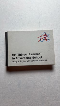 101 things i learned in Advertising School