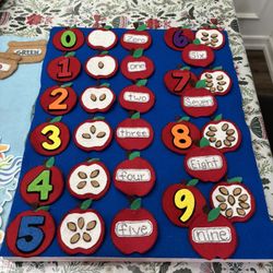 Felt Board w/ Velcro Scenes