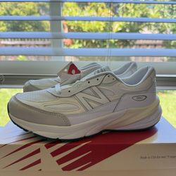 Size’s 8.5 & 9.5 - New Balance 990v6 MiUSA White Sea Salt Grey Made in USA 990 XU990GB6