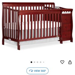 Dream On Me 5 In 1 Crib and Changing Table 