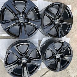 Toyota Rav4 Rims 17” Original OEM Factory Wheels Rines New Gloss Black Powder Coated  ( exchange Available)