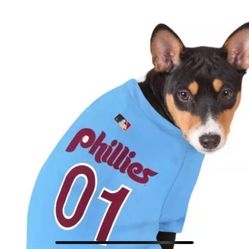 PHILADELPHIA PHILLIES THROWBACK MLB DOG JERSEYS-SIZE MEDIUM AND LARGE