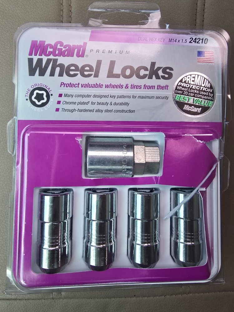 McGard Wheel Locks 24210 - Locking Lug Nuts M14×1.5