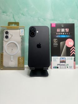 iPhone 16 128GB NO FACE ID Black Unlocked Good Condition (Free Accessories)