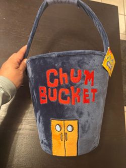 SpongeBob chum bucket Halloween candy bucket