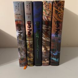 Harry Potter Illustrated By Jim Kay Books 1-5