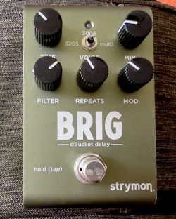 Strymon Brig, analog bbd style echo delay w modulation, tap tempo