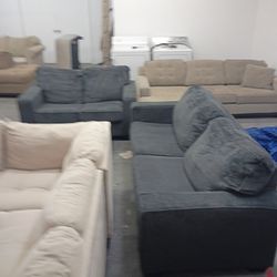 Black couch set