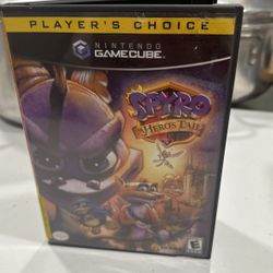 Spyro, A Hero’s Tail. -Nintendo  Game Cube