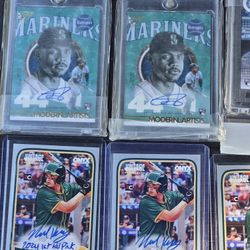 Julio Rodriguez Autographed #/25 Nick KURTZ  AUTO #/10