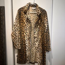 Cheetah Long Coat