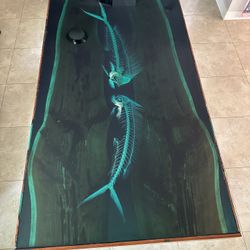 Resin Mahi Mahi Skeleton Table 