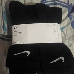 Nike black socks