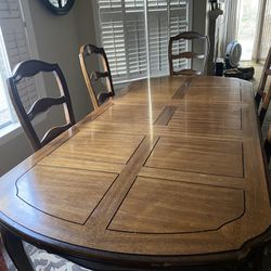 Vintage Table And Chairs 