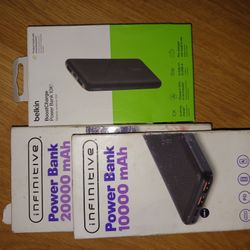 Belkin 10k And Infinitive 10k And 20k Powerbank