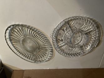 Glass - Divided Serving Dishes