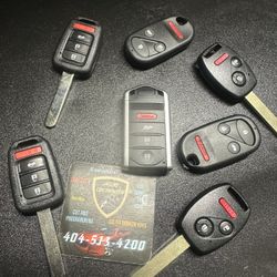 New Honda Acura Key Fobs - Smart key - Button head keys - Remotes