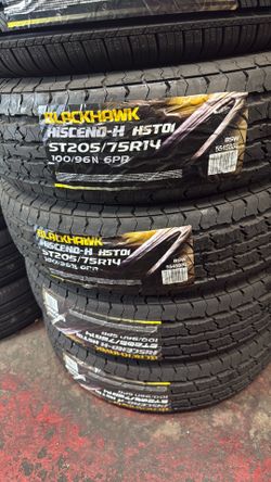 ST 205/75/14 trailer tires 6ply