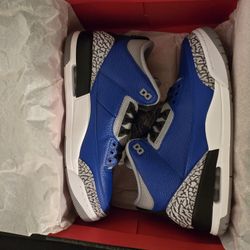 Jordan 3 Royal Blue /cement Size 13