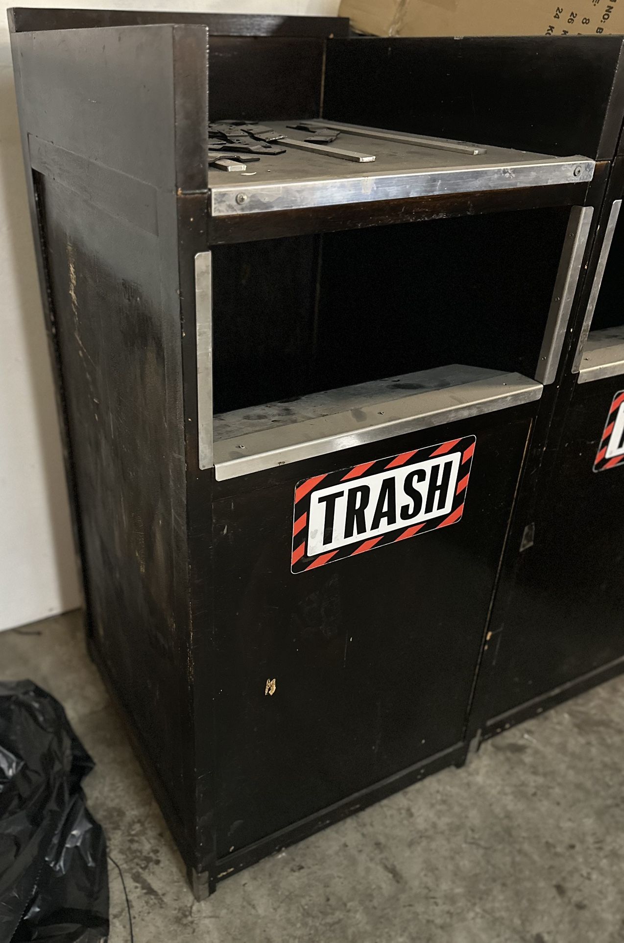 Used Trash Cabinet
