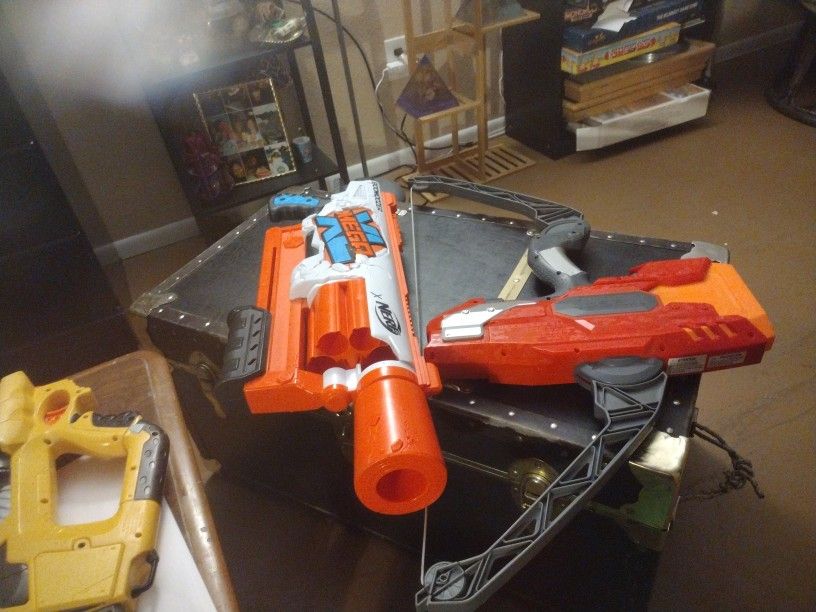 Nerf Gun Bundle And Water Balloon Swing shot