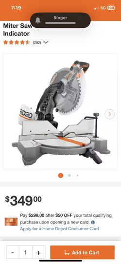 Ridgid Miter Saw