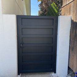 Wrought iron gates