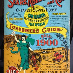 Sears, Roebuck and Co Catalog No. 110 Vintage 1900 Book & Consumer Guide