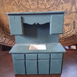 1/12 Scale Vintage Dollhouse Kitchen Sink