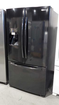 Samsung 3 Door Black Stainless Refrigerator
