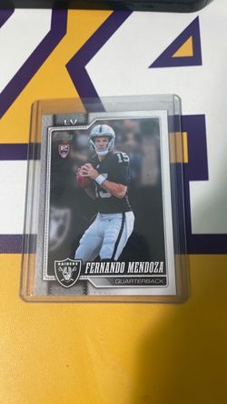 Fernando Mendoza Raiders RC NFL Football Card