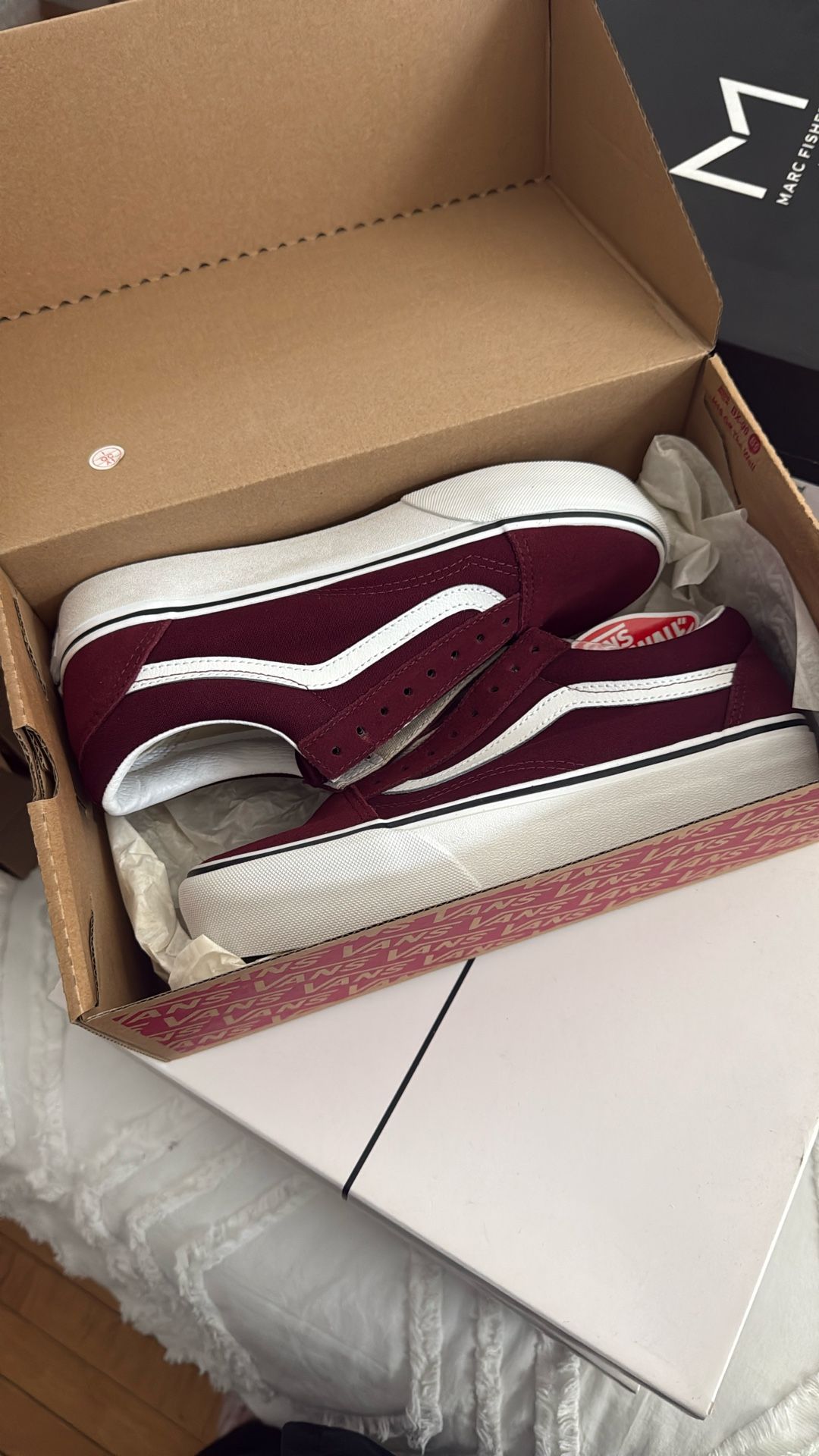 Burgendy Vans Women’s Size 8.5