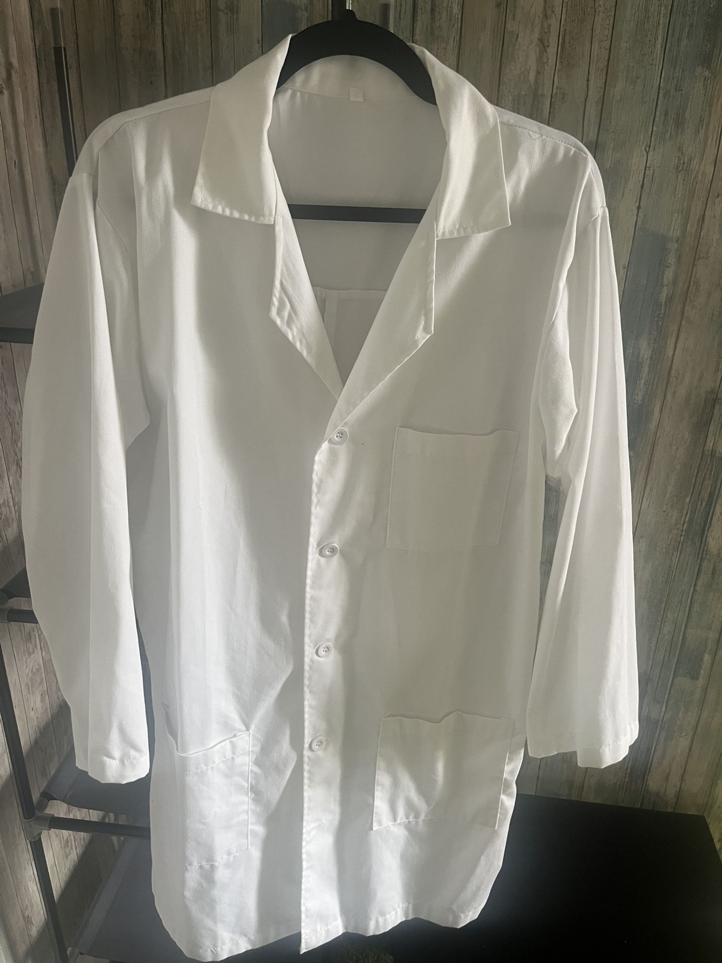 Men's Lab Coat - White Size S