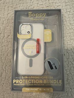 XO Poppy 3-in-1 iPhone 15/14/13 Protection Bundle
