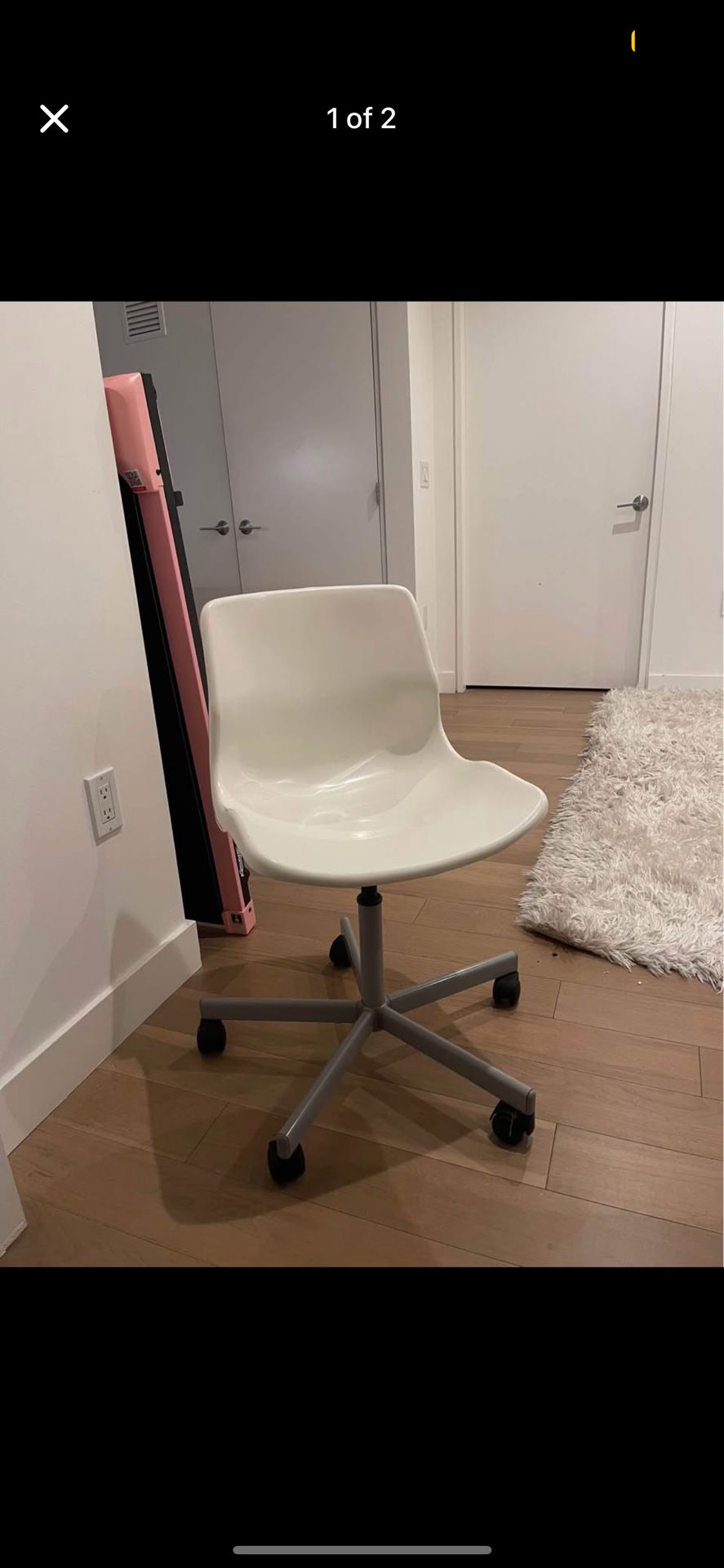 White Desk / Vanity Chair