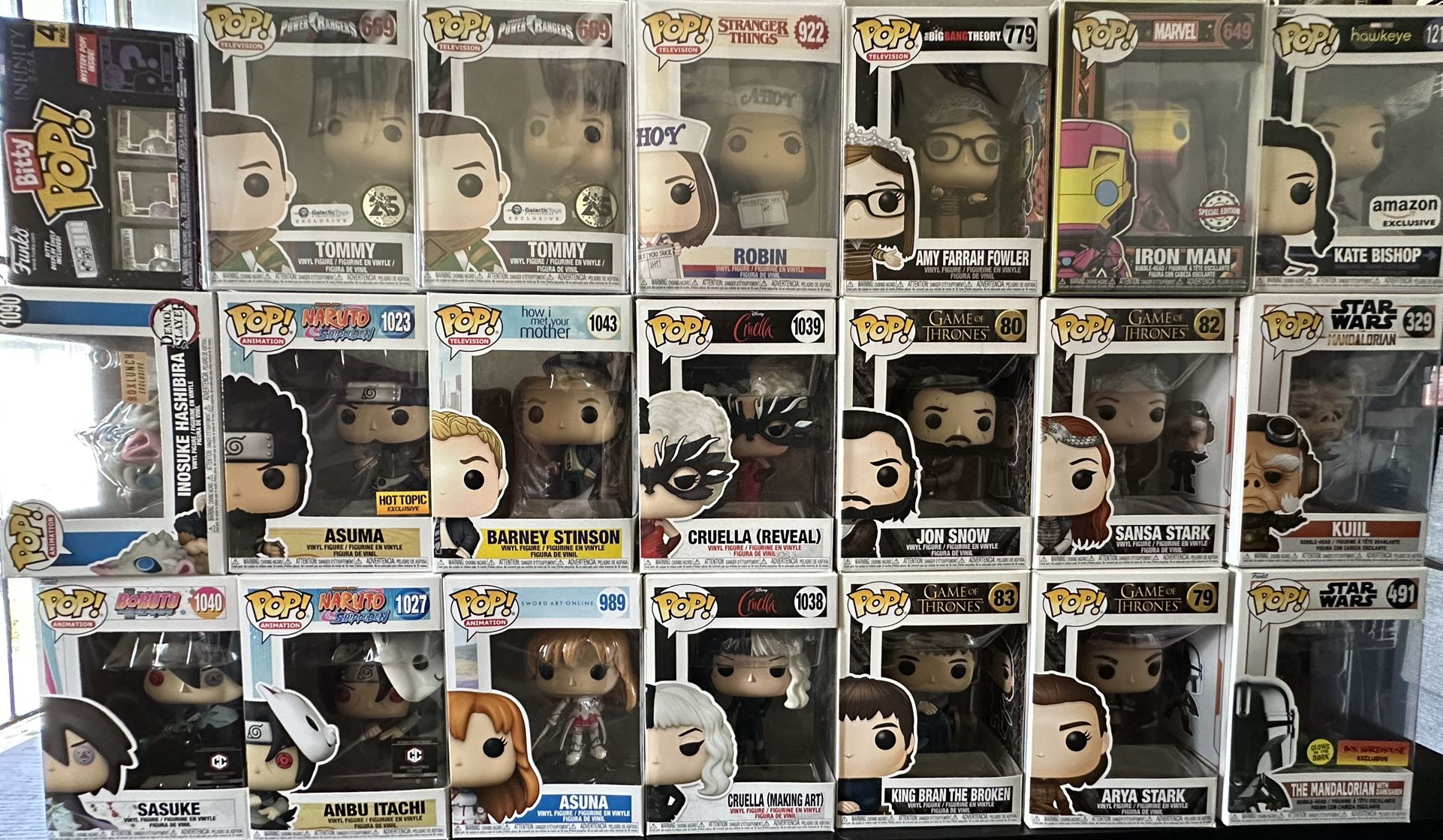 Variety Of Funko Pop’s 