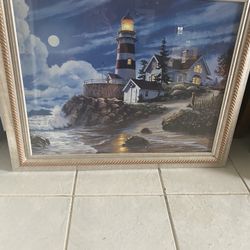 Beautiful Piece of Art The Lighthouse Is so Bright! 