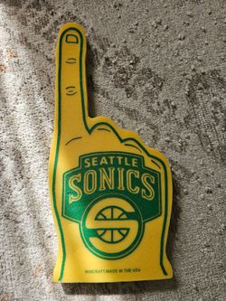 NBA Seatle Super Sonics Vintage Foam Finger