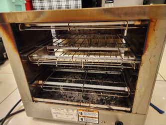 Equipex BAR-206/1 Electric 18" Wide Double Shelf Toaster Oven with Top & Bottom