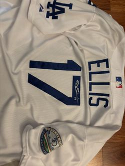 La Dodgers AJ Ellis Game Used Jersey